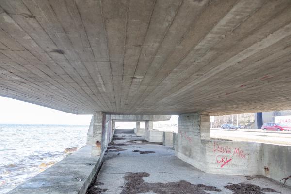 Abandoned, almost forgotten part of a large Soviet memorial, the rest unconstructed